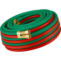 Xtrweld HTWR14BB-50 Twin Hose Grade R, BB Fittings, VD, 1/4 Inch, 50 Feet