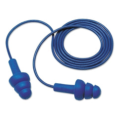 3M 7000002319 E-A-R Ultrafit Earplugs Elastomeric Polymer Blue Corded Poly Bag Metal Detectable