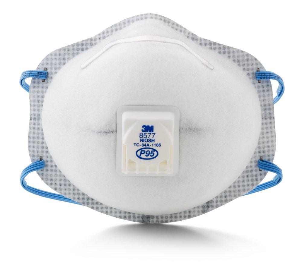 3M 7000002062 Particulate Respirator P95 with Organic Vapor Relief (Box of 10)