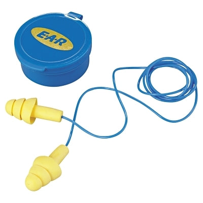 3M 7000002322 E-A-R Ultrafit Earplugs Elastomeric Polymer Corded Carrying Case 50 PR/BX