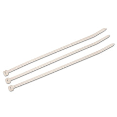 3M 7000133460 Standard Cable Ties 50 lb 7.6 inches Natural 1000 per Bag