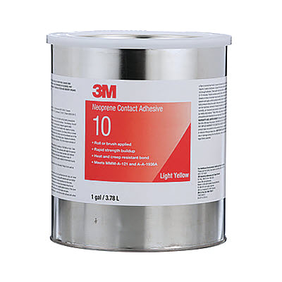 3M 7000144610 Scotch-Weld Neoprene 10 Contact Adhesive 1 gal Can Light Yellow