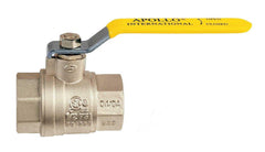 Apollo Valves 94A10301 94A Series 1/2 in. Forged Brass Full Port NPT 600# Ball Valve