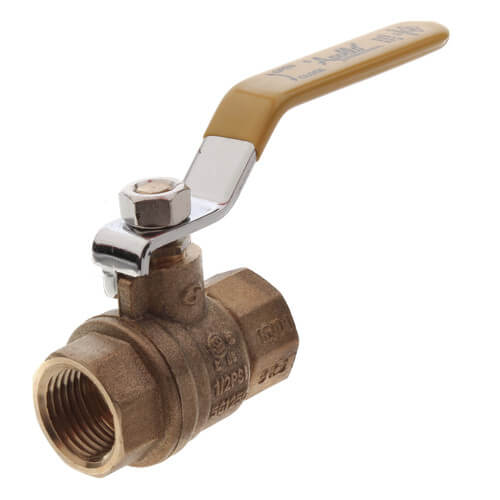 Apollo Valves 94A10301 94A Series 1/2 in. Forged Brass Full Port NPT 600# Ball Valve