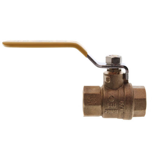 Apollo Valves 94A10301 94A Series 1/2 in. Forged Brass Full Port NPT 600# Ball Valve