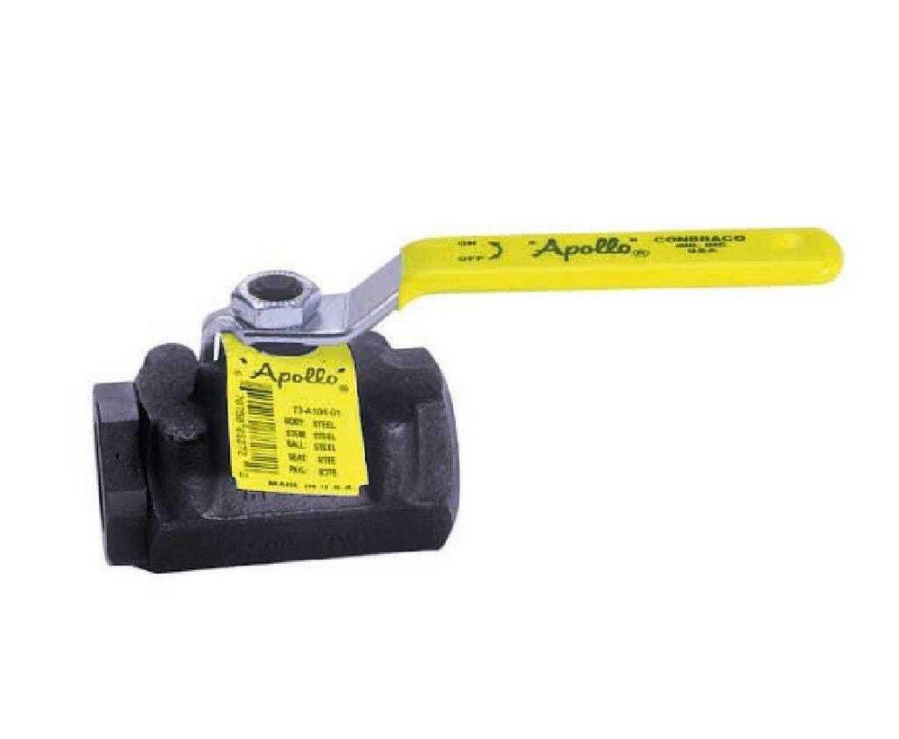 Apollo 73A10201A Carbon Steel FNPT Ball Valve 3/8 Inch, Lever, Standard Port