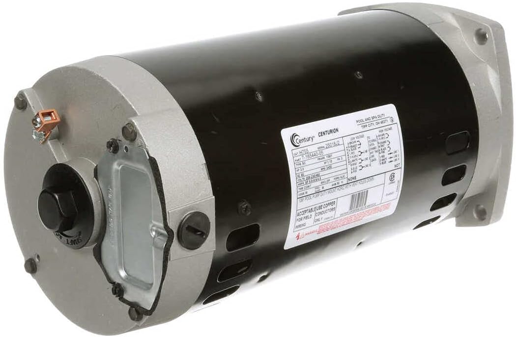 Century H755 Pool Pump Motor 3HP 3 Phase 60Hz 208-230/460V 56Y Frame