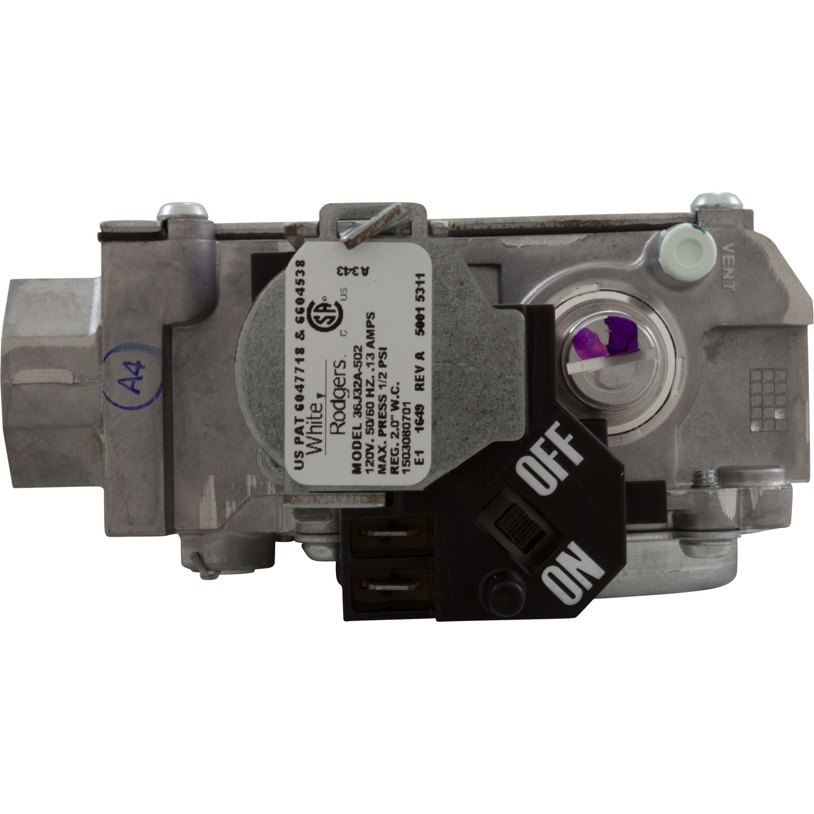 Hayward IDXVAL1931 H-Series Heater Gas Valve