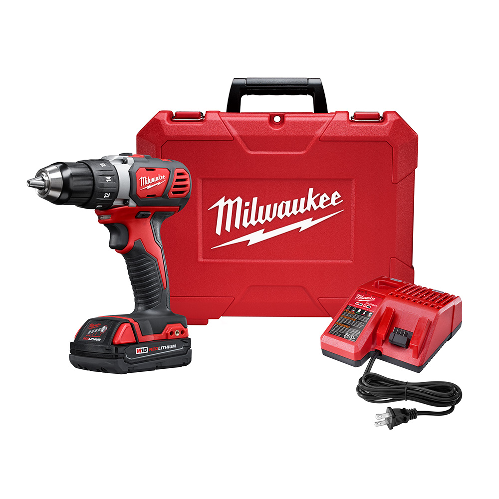 Milwaukee 2606-22CT M18 Compact 1/2 Drill Driver Kit