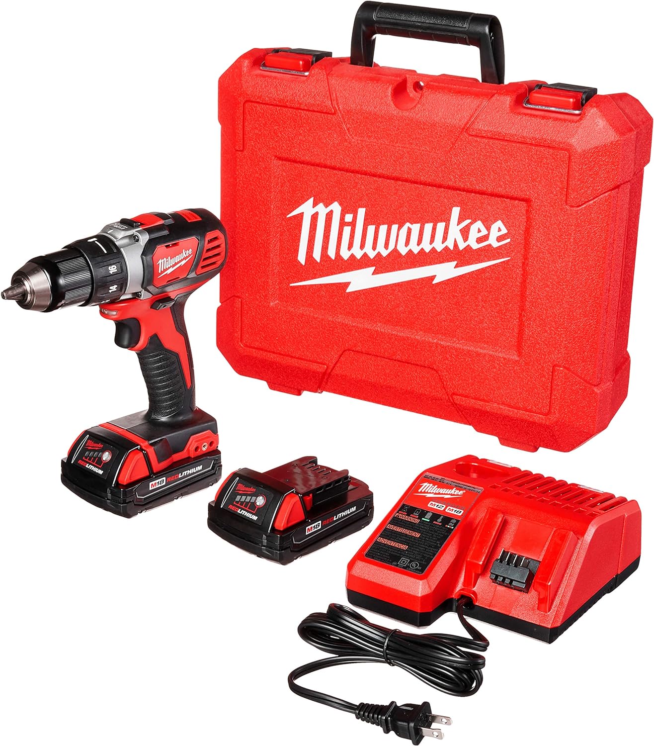 Milwaukee 2606-22CT M18 Compact 1/2 Drill Driver Kit