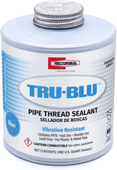 Rectorseal 31300 Tru-Blu Pipe Thread Sealant Quart Can Blue