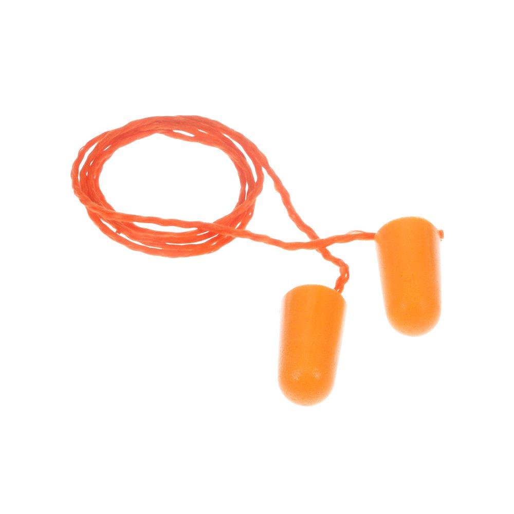 3M 7100099848 Corded Plastic Disposable Ear Plugs (Box of 100) in Orange