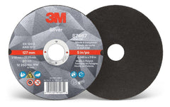 3M 7100139236 Silver Cut-Off Wheel 5 Inch x 0.45 Inch x 7/8 Inch