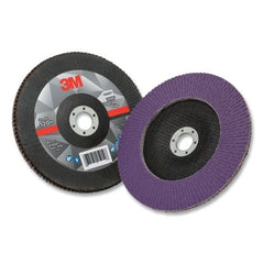 3M 7100178130 Coated Flap Disc 40+ Grit 13300 RPM Precision-Shaped Ceramic