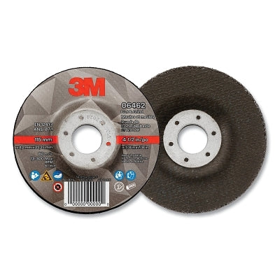 3M 7100214084 Cut and Grind Wheel Precision Shaped Ceramic 4.5 inches x 0.125 inches x 0.875 inches 36+ Grit