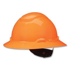 3M 7100240033 SecureFit Pressure Diffusion Ratchet Suspension w/UVicator Hard Hats and Caps Full Brim Hi-Vis Orange