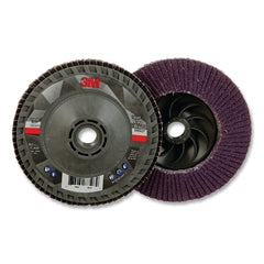 3M 7100243873 Flap Disc 4.5 inches Diameter 80+ Grit 5/8 inches-11 Arbor 13300 RPM