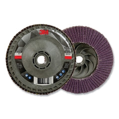 3M 7100243874 Flap Disc 769F 4.5 Inch Diameter 60+ Grit 13300 RPM