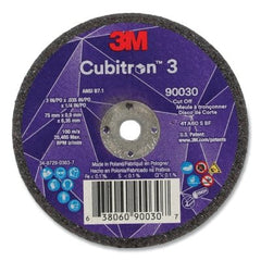 3M 7100303860 Cubitron 3 Cut-Off Wheel 3 in dia x 0.035 in Thick x 1/4 in Arbor 60+ Grit T1