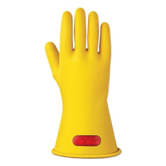 Ansell 113744 RIG Electrical Insulating Gloves, 11 in L, Class 0, Size 10, Yellow