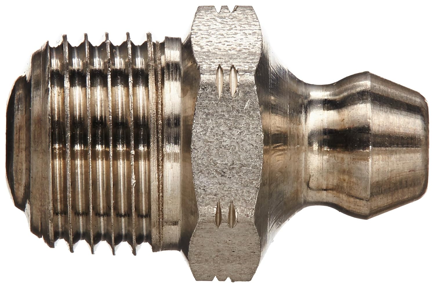 Alemite 1961-S Non-Corrosive Fitting Straight 1/8 PTF Stainless Steel