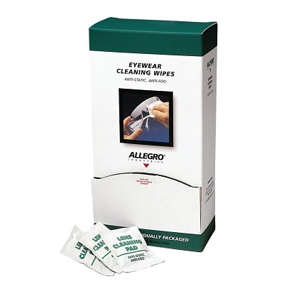 Allegro 350 Eyewear Cleaning Wipes 8 in X 5 in 100 per Box