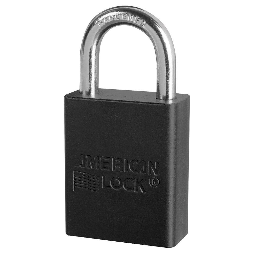 American Lock A1105BLK Solid Aluminum Padlock Black