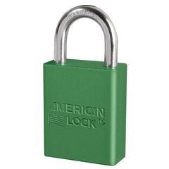 American Lock A1105GRN Lockout Padlock Keyed Different Green 1-7/8H