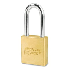 American Lock A5561 Solid Brass Padlock 5/16 in dia 2 in L 3/4 in W Keyed Different