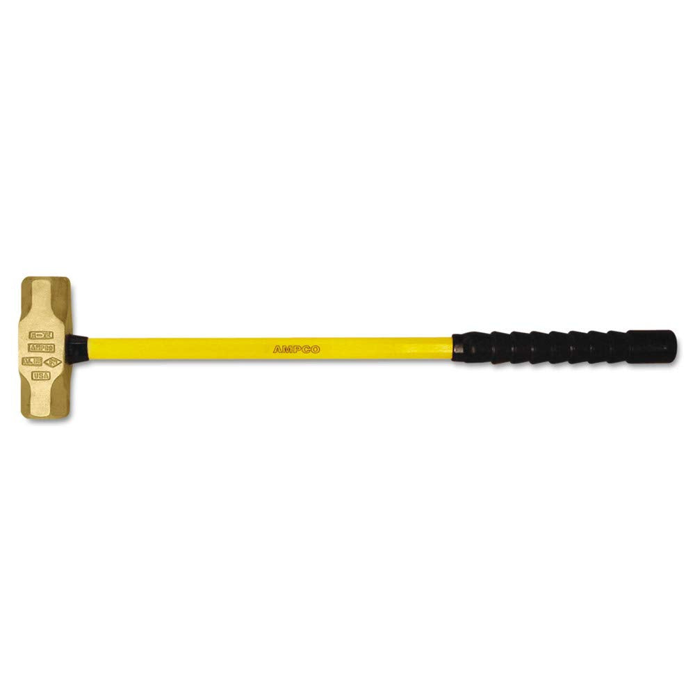 Ampco Safety Tools H-70FG Nonsparking Sledge Hammer 6 lb 33 in Handle