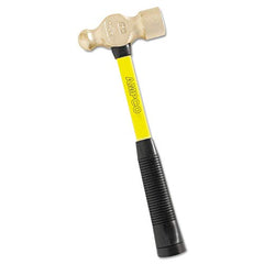 Ampco Safety Tools H-4FG Ball Peen Hammer 2 lb 14 OAL