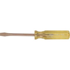 Ampco Safety Tools S-50 Standard Screwdriver Non-Sparking Non-Magnetic Corrosion Resistant 3/8 x 8