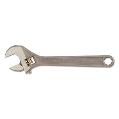 Ampco Safety Tools W-73 Wrench with Adjustable End Non-Sparking Non-Magnetic Corrosion Resistant 12 OAL