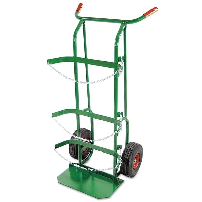 Anthony 55PN3B Dual-Cylinder Delivery Cart 48 in H x 14 in W 10 in Pneumatic Wheels