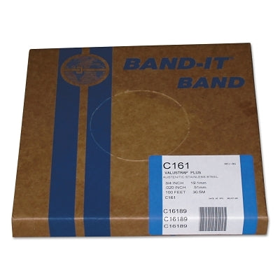 Band-It C16189 Valustrap Plus Strappings Stainless Steel 3/4 in x 100 ft