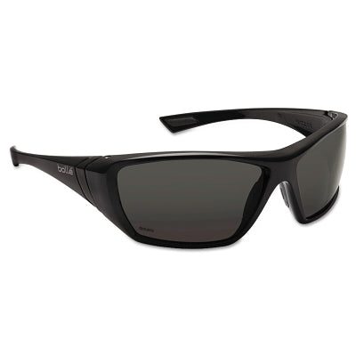 Bolle Safety 40150 Hustler Safety Glasses Polarized Lens Black Frame