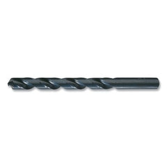 Chicago Latrobe 45787 150ASP Heavy-Duty Black Oxide Jobber-Length Drill Bit 0.3320 in dia Cutting 4.75 in OAL Letter Q