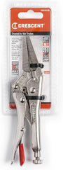 Crescent C6NVN-08 6 Inch Long Nose Locking Pliers with Wire Cutter