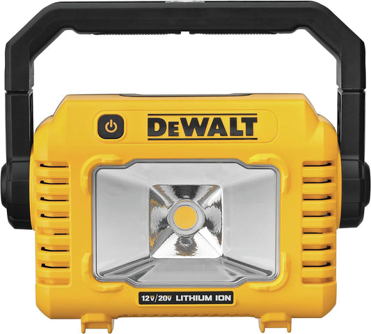 DeWalt DCL077B 12V/20V MAX LED Work Light Compact 360 Degree Rotating Handle 2000 Lumens Cordless Bare Tool