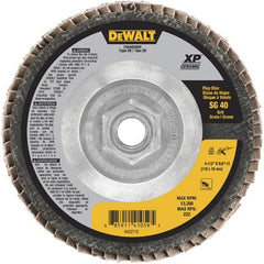 DEWALT DWA8280H 40G T29 XP Ceramic Flap Disc 4-1/2 x 5/8 Inch