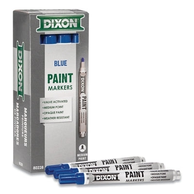 Dixon Ticonderoga 80228 Valve Action Paint Marker 11/16 in Tip Medium Blue