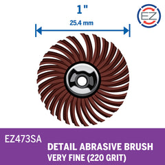 Dremel EZ473SA 220-Grit Detail Fine Abrasive Brush