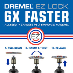 Dremel EZ473SA 220-Grit Detail Fine Abrasive Brush