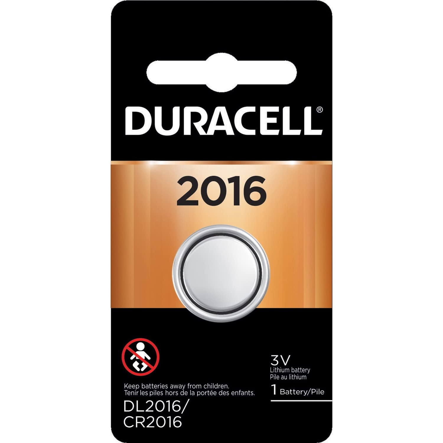 Duracell DL2016BPK Security Lithium Batteries 3 Volt