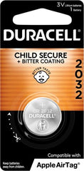 Duracell DURDL2032BPK Lithium Coin Cell Battery 3V 225mAh Set of 6