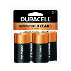 Duracell DURMN1300R4Z CopperTop Alkaline Battery D 1.5 V 4/Pack