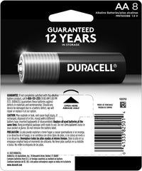 Duracell DURMN1500B8Z CopperTop AA Batteries 8 Pack Alkaline