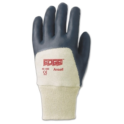 Ansell 103719 Foam Nitrile Coated Gloves Size 9 Knit-Wrist Cuff