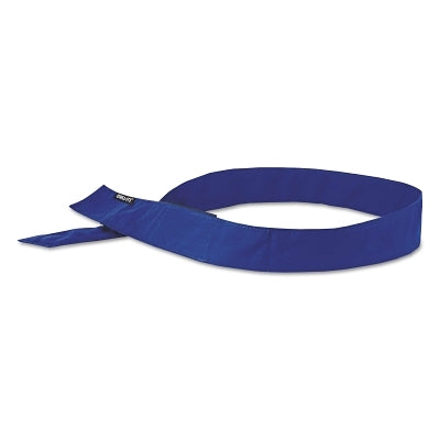 Ergodyne 12317 Chill-Its 6705 Evaporative Cooling Hook and Loop Bandanas Solid Blue