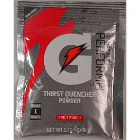 Gatorade 33808 Instant Powder Fruit Punch 2.12 Oz Pack